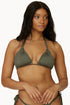 PQ Swim Olive Mila Tri Top